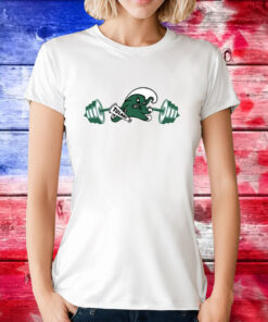 Weight Lifting Tulane Angry Wave Tee Shirt