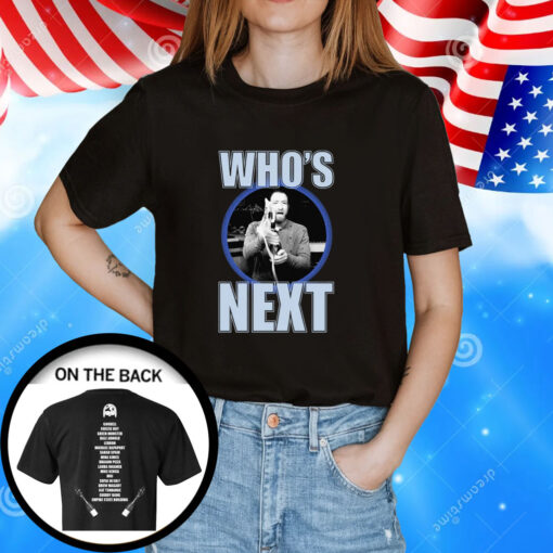 Who's Next Dog T-Shirts