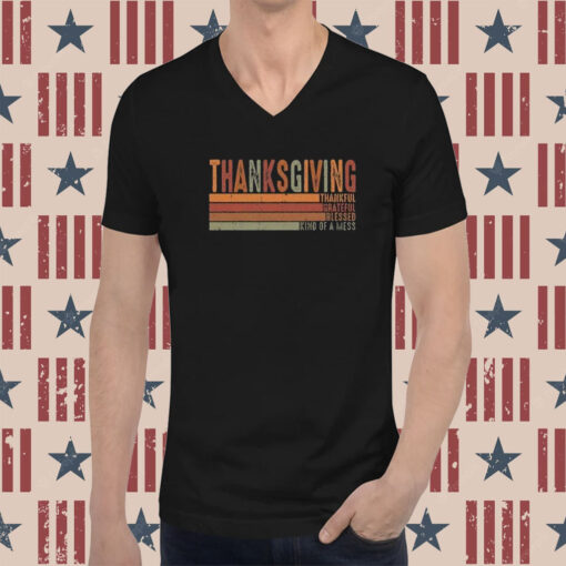 Thanksgiving Thankful Grateful Blessed Hoodie T-Shirts