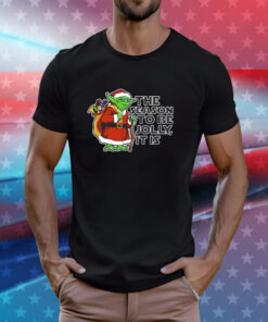 Yoda The Seaon To Be Jolly It Is Christmas T-Shirts