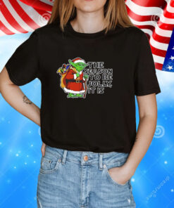 Yoda The Seaon To Be Jolly It Is Christmas TShirts