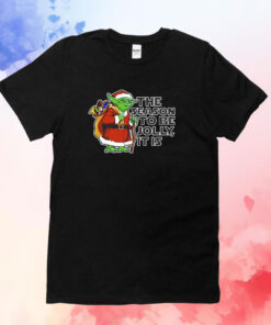 Yoda The Seaon To Be Jolly It Is Christmas T-Shirt