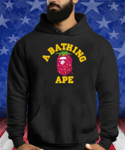 A Bathing Ape Bape Strawberry College Shirt