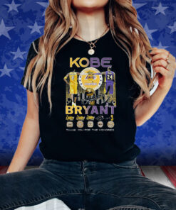 Los Angeles Lakers Champions Nba Finals Kobe Bryant Thank You For The Memories Shirt