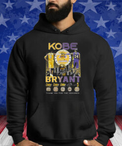 Los Angeles Lakers Champions Nba Finals Kobe Bryant Thank You For The Memories Shirt