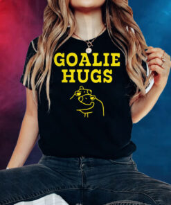 Boston Goalie Hugs Shirt