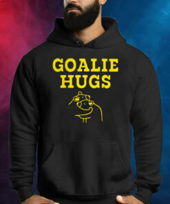 Boston Goalie Hugs Shirt