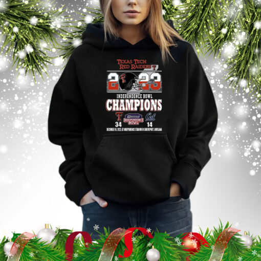 2023 Independence Bowl Champions Red Raiders 34-14 Cal Hoodie