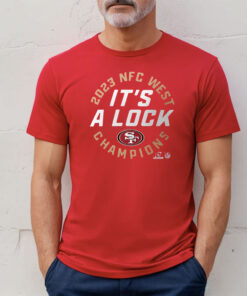 San Francisco 49ers 2023 Nfc West Division Champions Locker Room Trophy Collection Shirt