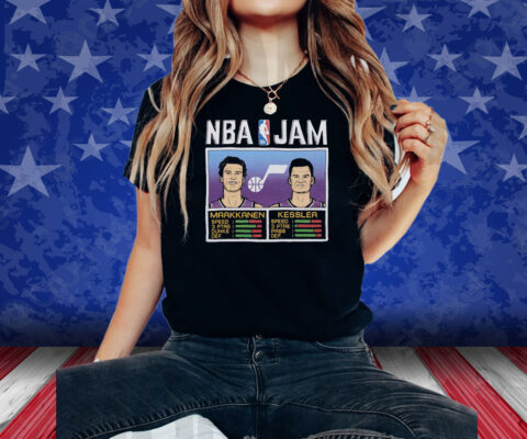 Nba Jam Jazz Markkanen And Kessler Shirt