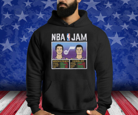 Nba Jam Jazz Markkanen And Kessler Shirt