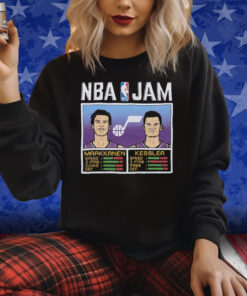 Nba Jam Jazz Markkanen And Kessler Shirt