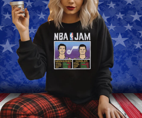 Nba Jam Jazz Markkanen And Kessler Shirt