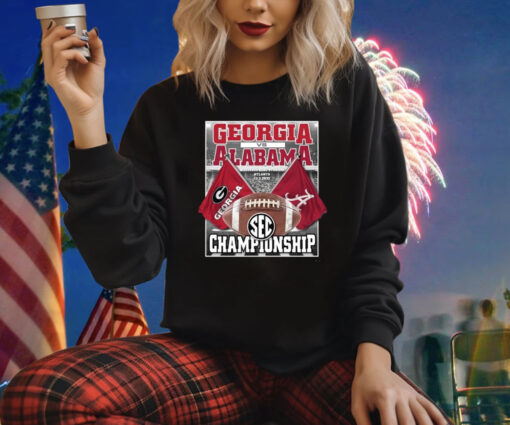 Georgia Bulldogs Vs Alabama Crimson Tide Mercedes Benz Stadium 2023 Championship Shirts