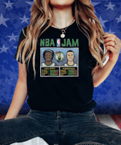 Nba Jam Celtics Holiday And Porzingis Shirt