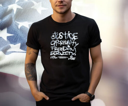 Mike Tomlin Justice Opportunity Equity Freedom T-Shirt