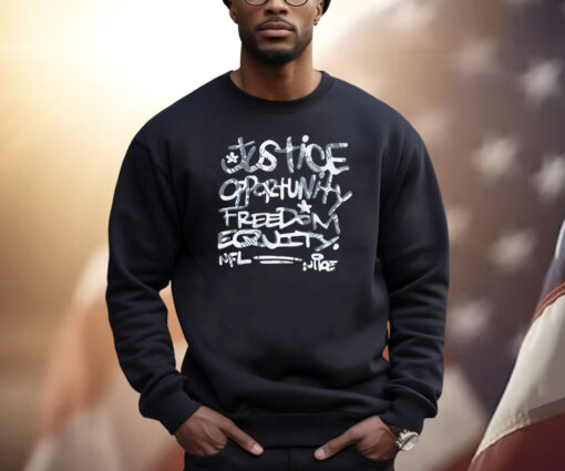 Mike Tomlin Justice Opportunity Equity Freedom Sweatshirt