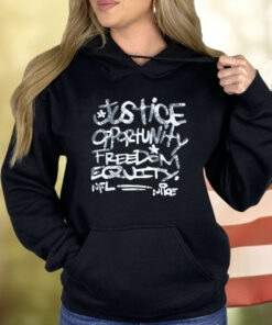 Mike Tomlin Justice Opportunity Equity Freedom Hoodie