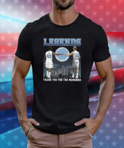 40 Davis And 00 Montross Legends Thanks You For The Memories Tar Heels T-Shirt