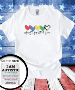 Accept Understand Love Please Be Patient Autism Awareness Printed T-Shirts