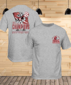 Alabama Crimson Tide 2023 SEC Football Champions Mascot Flag T-Shirt