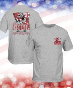 Alabama Crimson Tide 2023 SEC Football Champions Mascot Flag T-Shirts
