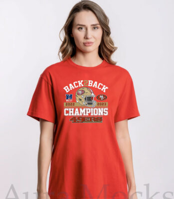 Back 2 Back 2022 2023 Champions 49ers T-Shirts