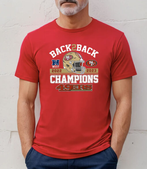 Back 2 Back 2022 2023 Champions 49ers T-Shirt