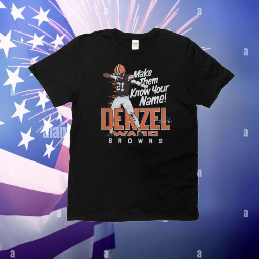 Browns Denzel Ward Signature T-Shirt