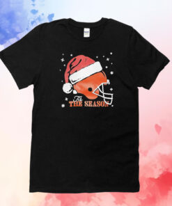 Browns Helmet Santa Hat The Season Christmas T-Shirts Shirt Unisex