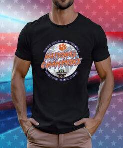 Clemson Tigers Champion Unisex 2023 Ncaa Soccer National Champions Locker Room T-Shirt