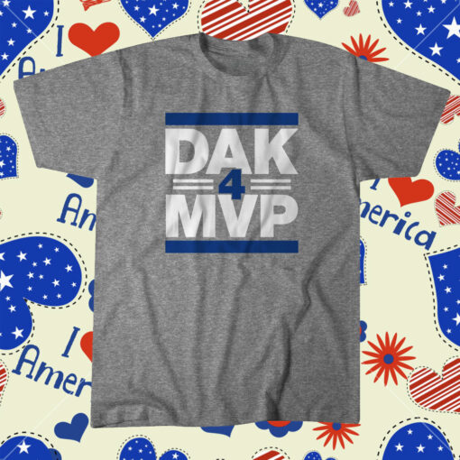 Dak Prescott Dak 4 MVP T-Shirts