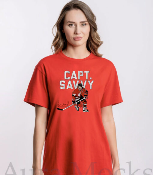 Denis Savard Capt Savvy Chicago T-Shirts