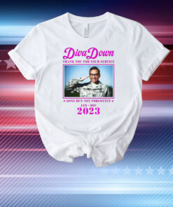 Diva Down Thank You For Your Service George Santos T-Shirt