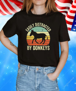 Easily Distracted By Donkeys T-Shirt