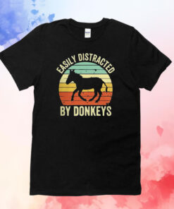 Easily Distracted By Donkeys T-Shirts