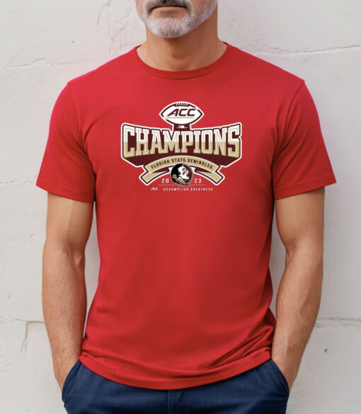 Florida State Seminoles 2023 ACC Football Conference Champions T-Shirt