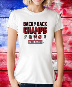 Georgia Football Back To Back Champs T-Shirts