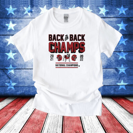 Georgia Football Back To Back Champs Shirt