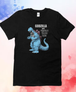 Godzilla Says Protect Trans Kids T-Shirts
