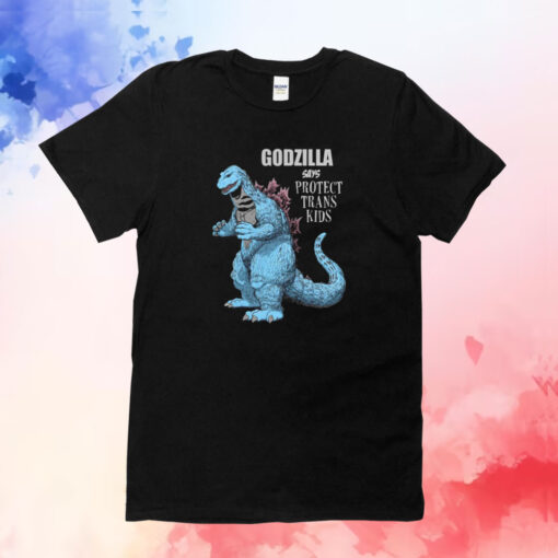 Godzilla Says Protect Trans Kids T-Shirts
