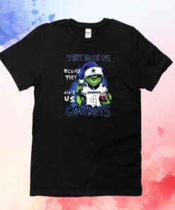 Grinch They Hate Us Because They Ain’t Us Cowboys Dallas Cowboys TShirts
