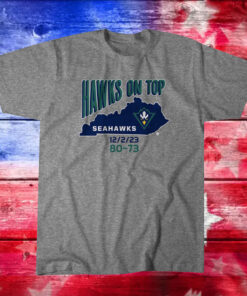 Hawks On Top UNCW Basketball T-Shirt