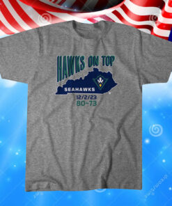 Hawks On Top UNCW Basketball T-Shirt
