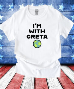 I’m With Great Planet Earth Green Climate T-Shirts