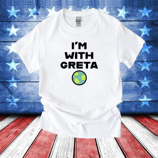 I’m With Great Planet Earth Green Climate T-Shirts