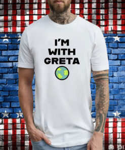 I’m With Great Planet Earth Green Climate Tee Shirt