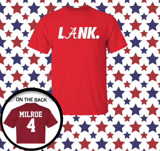 Jalen Milroe Alabama Football Lank Tee Shirt