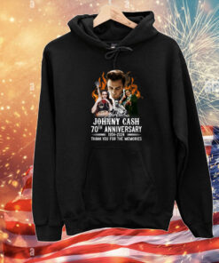 Johnny Cash 70th Anniversary 1954-2024 Thank You For The Memories T-Shirts