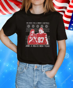 Merry Swiftmas Taylor And Kelce New Year T-Shirt